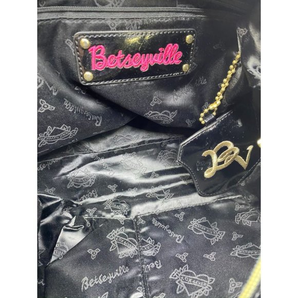 BETSEY JOHNSON Faux Leather Multicolor Tote Bag - Picture 11 of 11